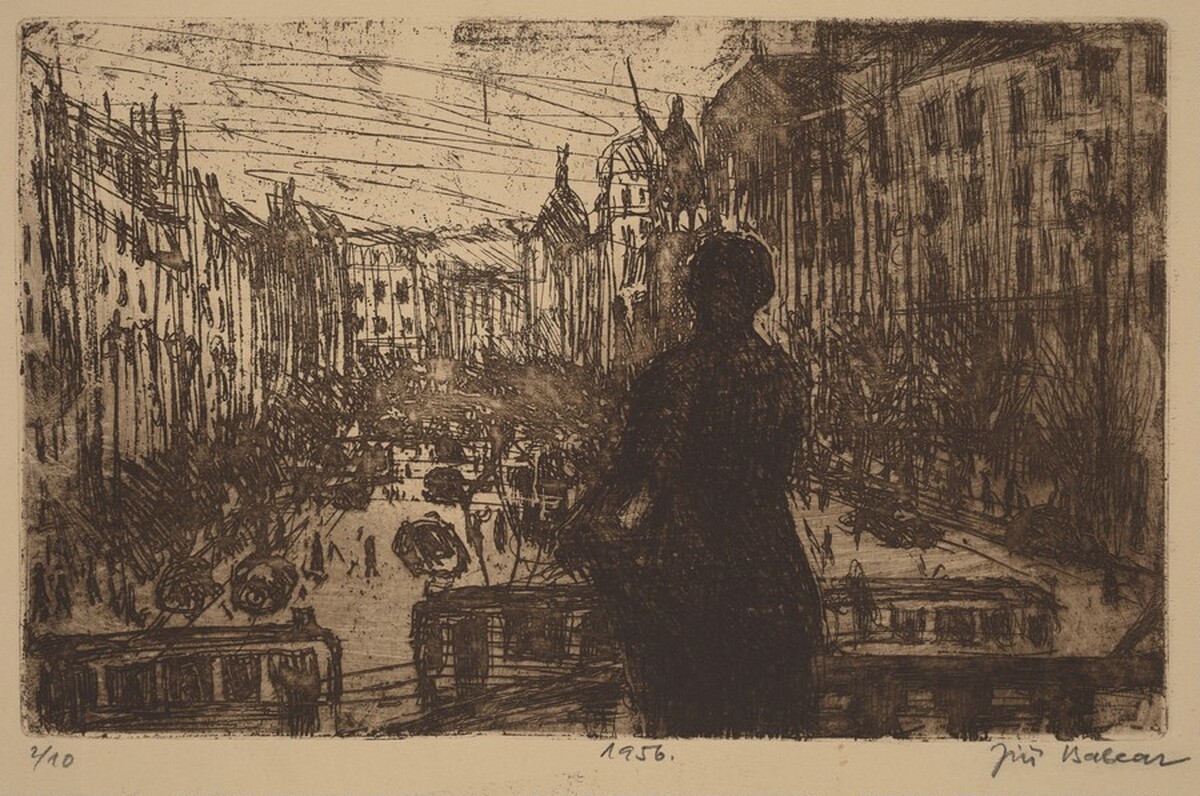 Wenceslas Square by Jirí Balcar
