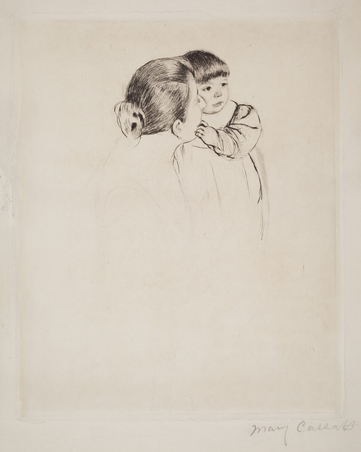 Peasant Mother and Child by Mary Cassatt