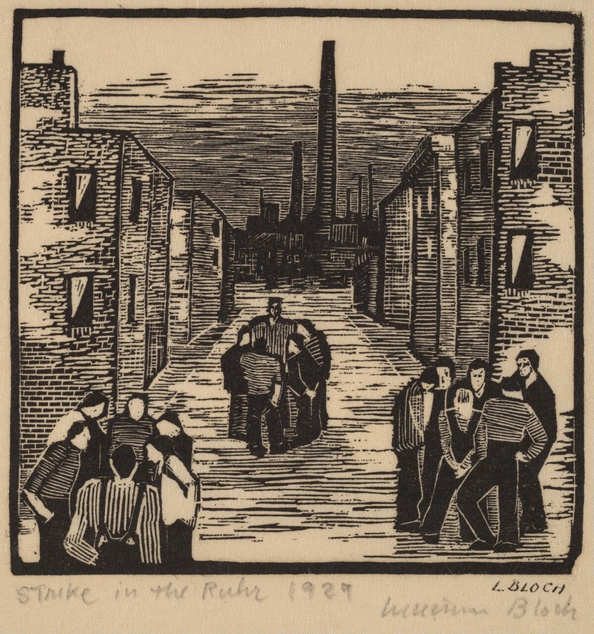 Strike in the Ruhr by Lucienne Bloch