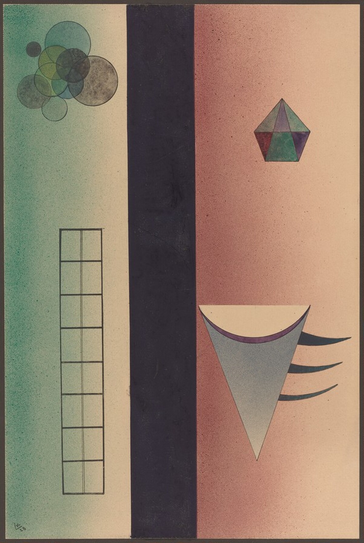 Geteilt (Divided) by Wassily Kandinsky