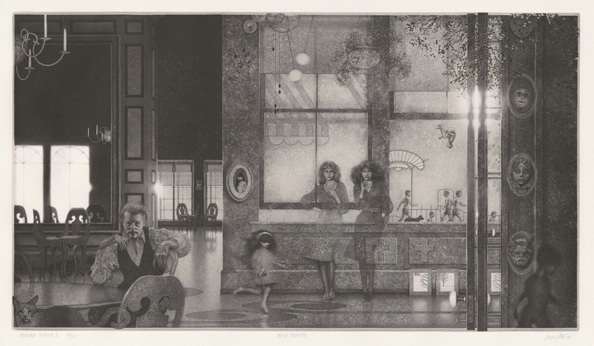 Interiors I: Family Reunion by Peter Milton