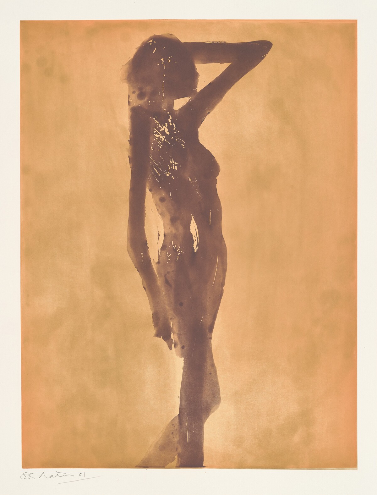 Copper Plate Nudes II (8) by Nathan Oliveira