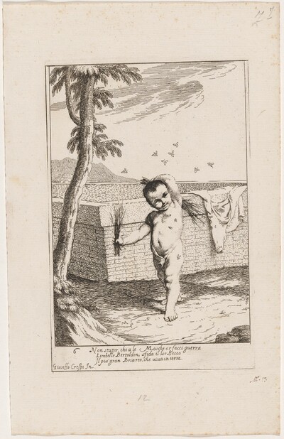Bertoldino Whipping Himself to Kill Flies