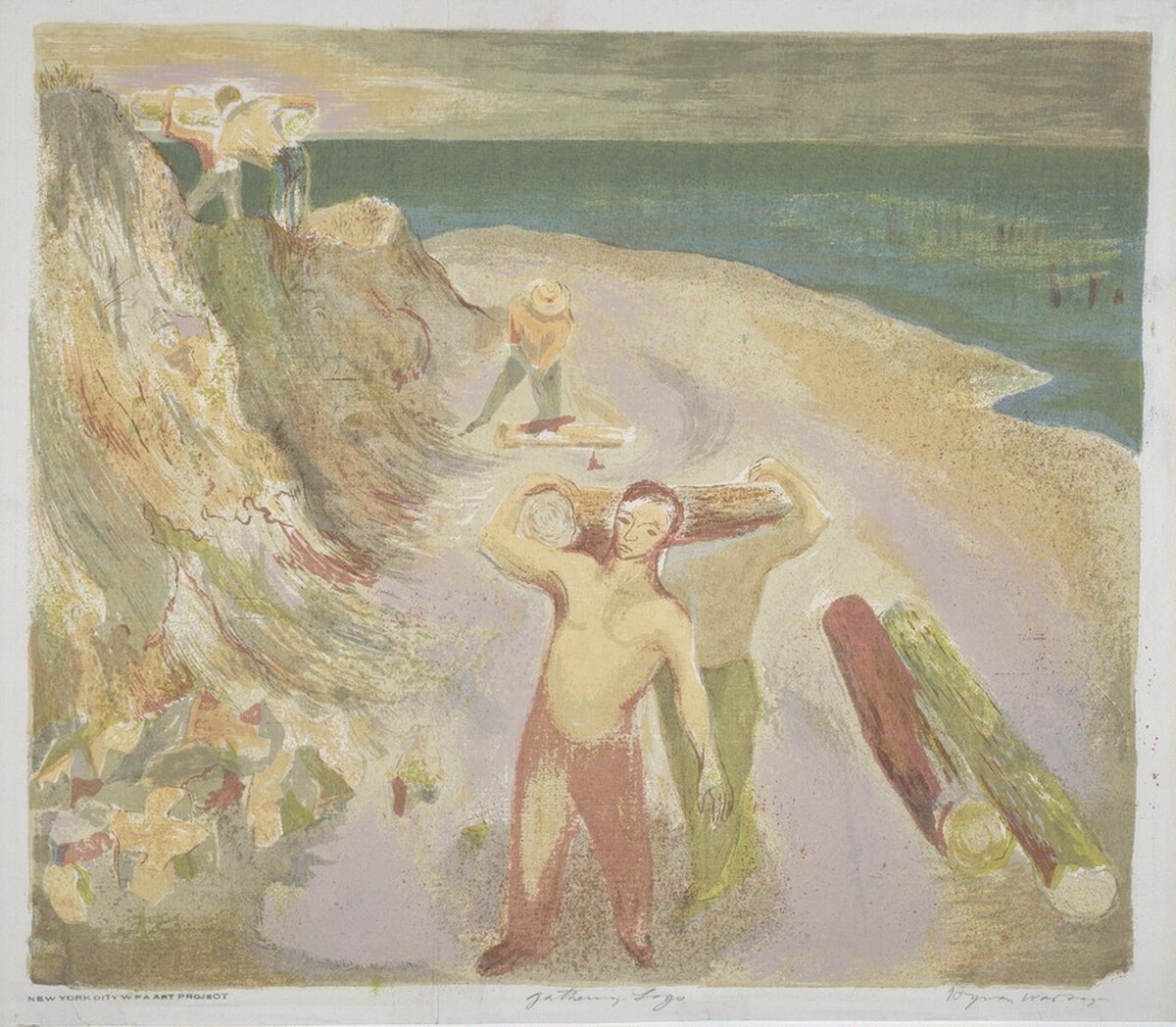 Gathering Logs by Hyman J. Warsager