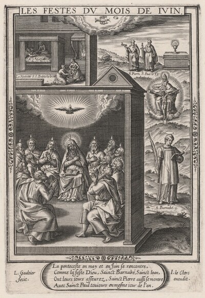 Les Festes du mois de Juin (June: The Pentecost)