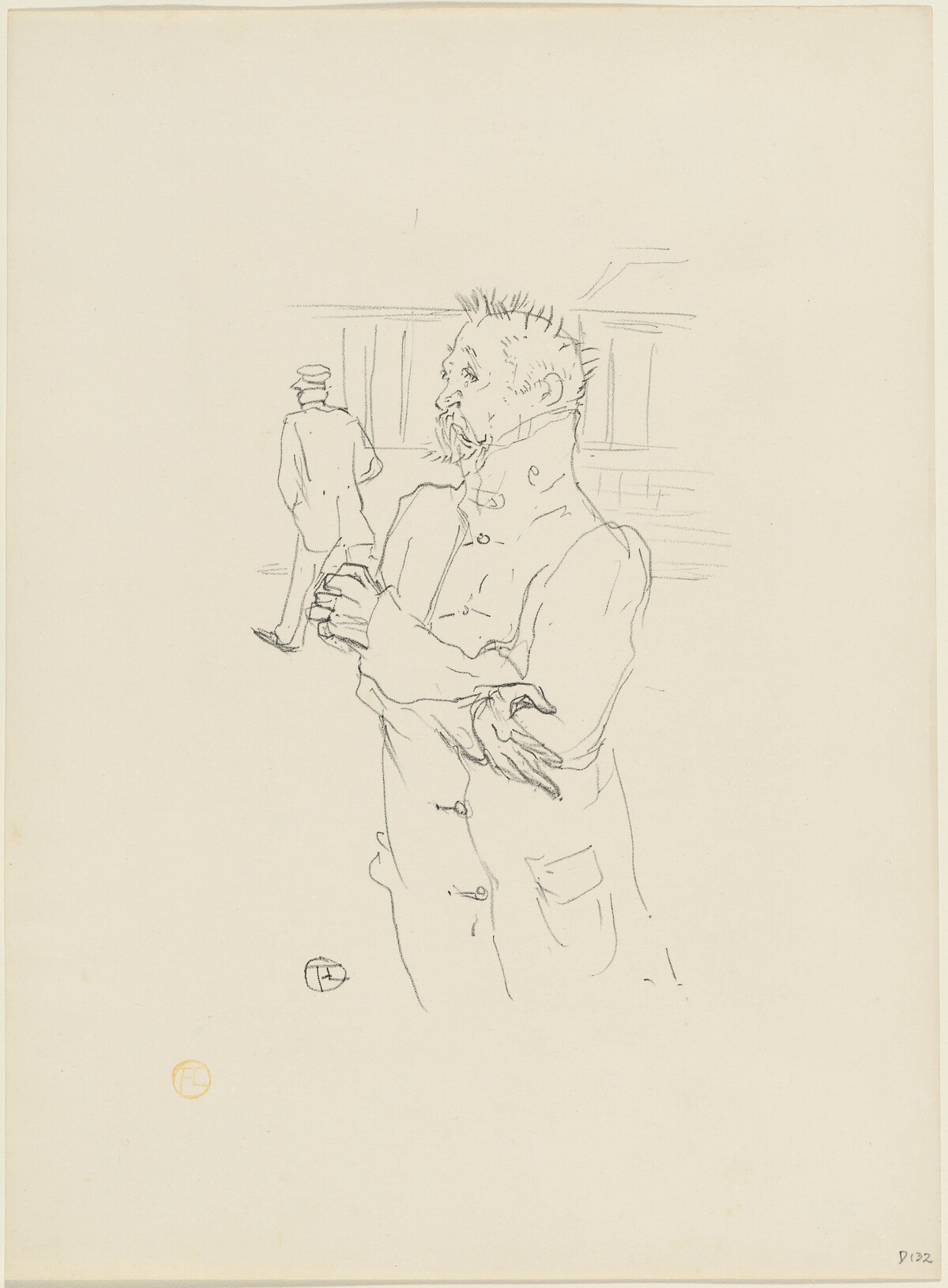 Le Fou by Henri de Toulouse-Lautrec