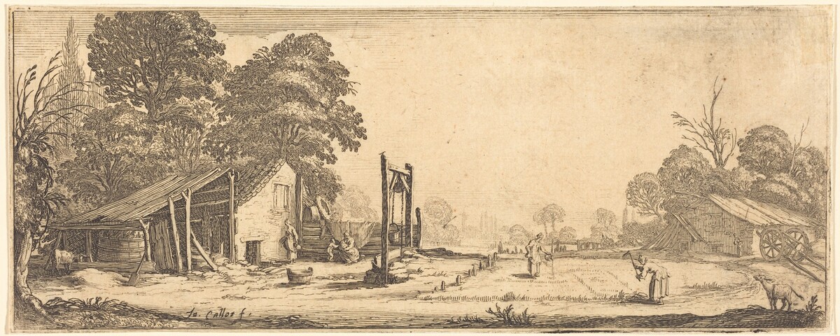 The Garden by Jacques Callot or Follower of Jacques Callot