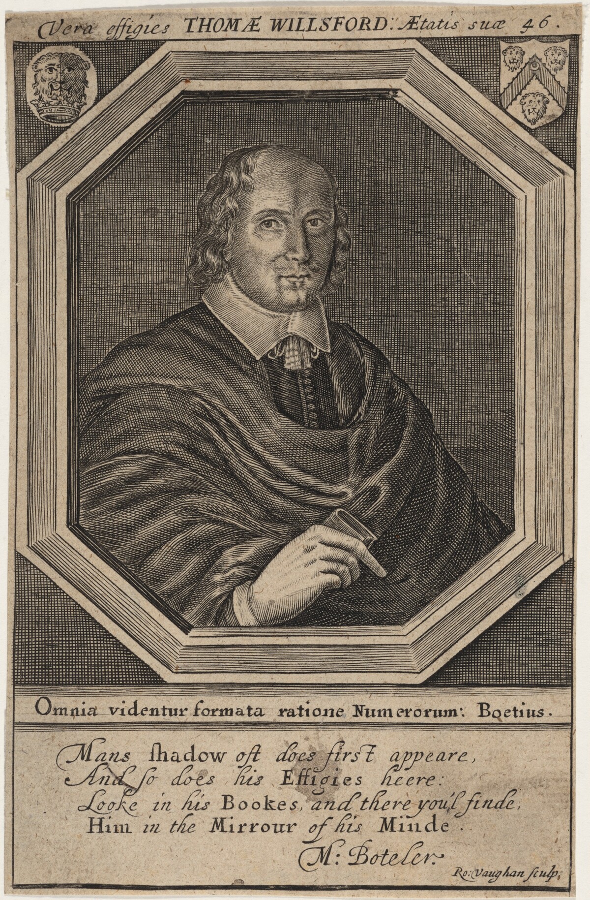 Thomas Willsford, Mathematician by Robert Vaughan