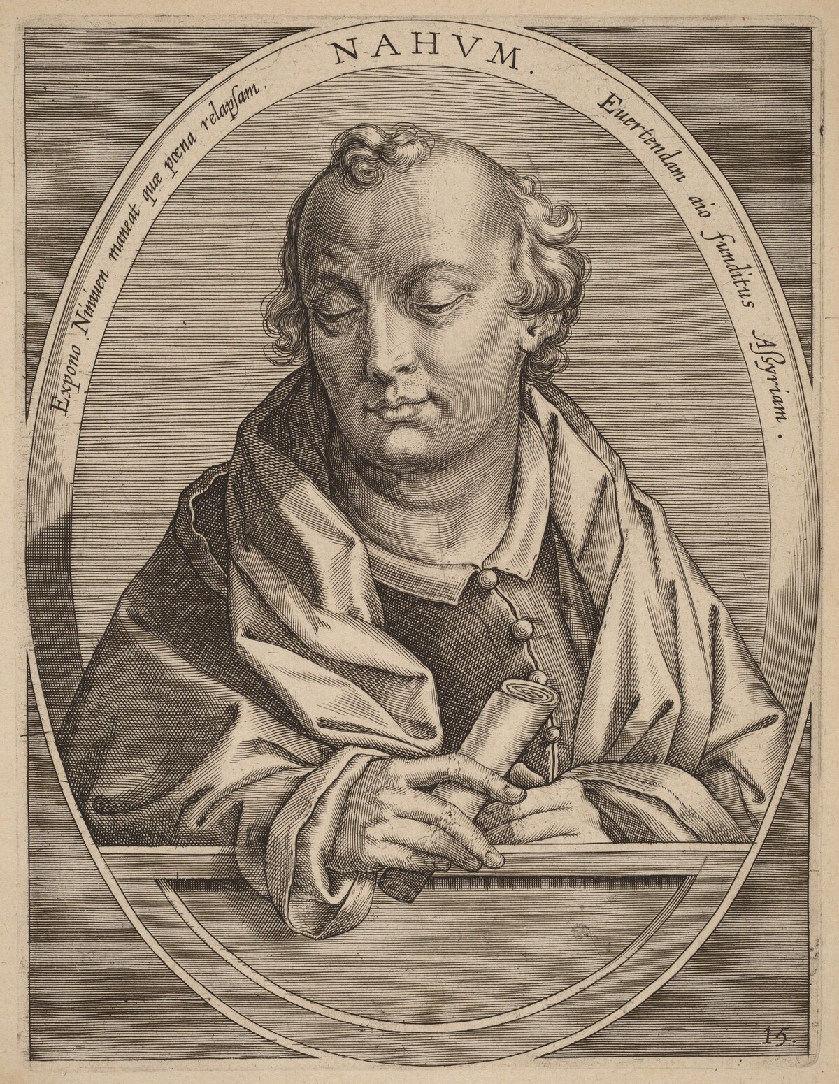 Nahum by Theodor Galle after Jan van der Straet