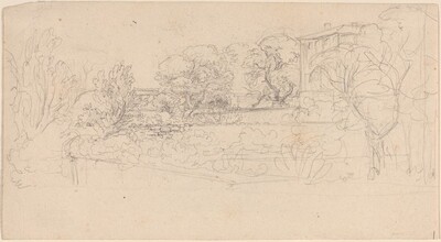 A Terraced Garden by a Villa