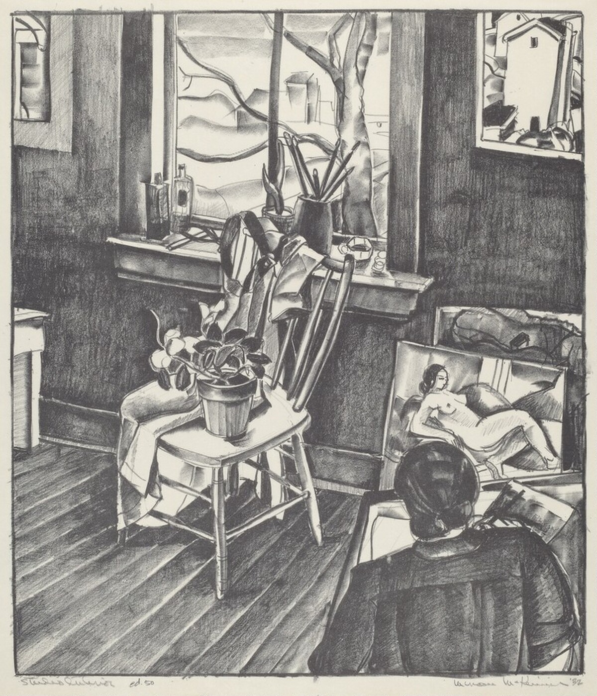 Studio Interior by Miriam McKinnie