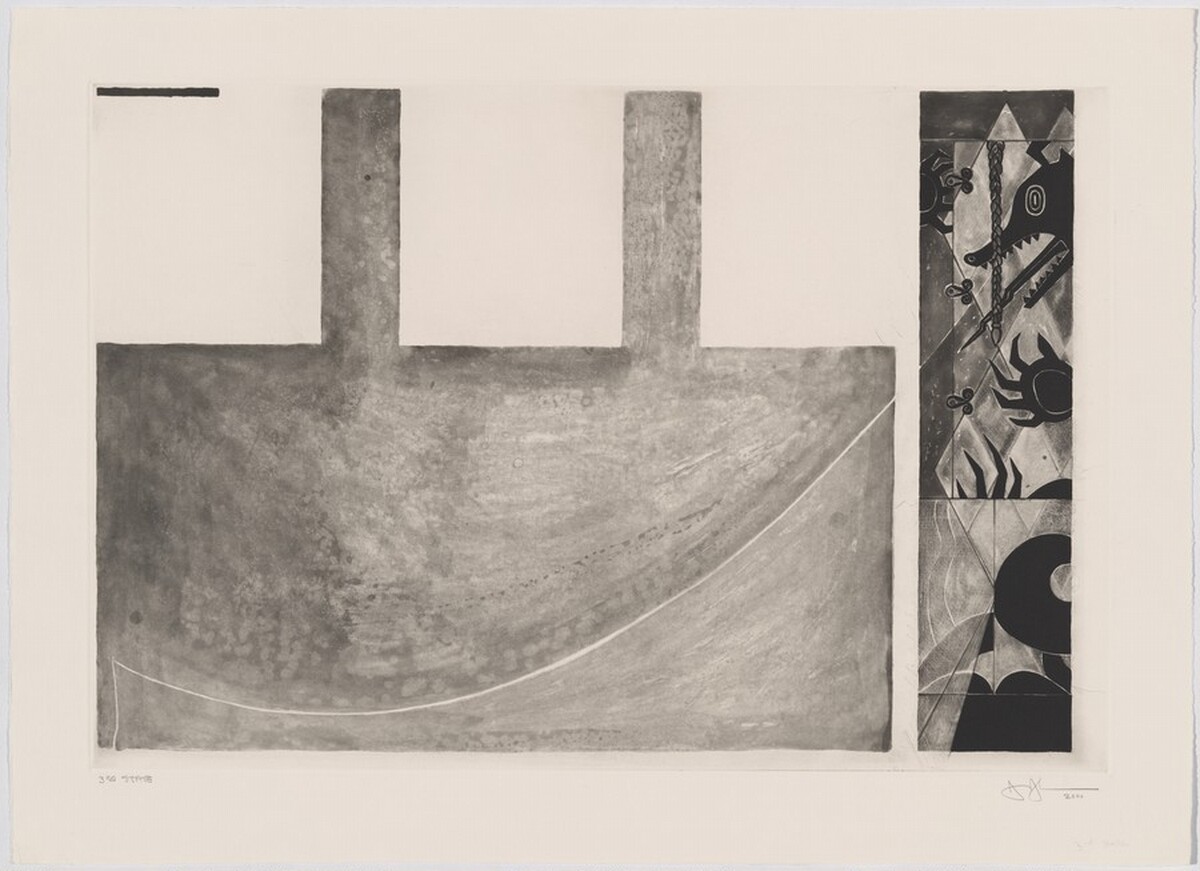 Untitled [state proof of 3rd state] by Jasper Johns