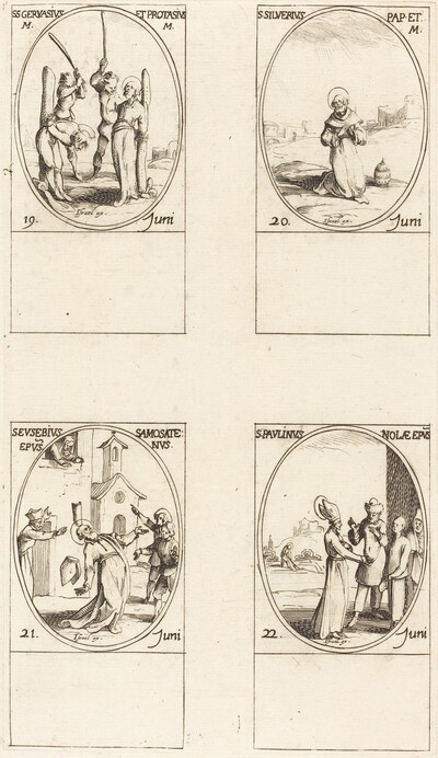 Sts. Gervase & Protase; St. Silverius; St. Eusebius of Samosata; St. Paulinus of Nola