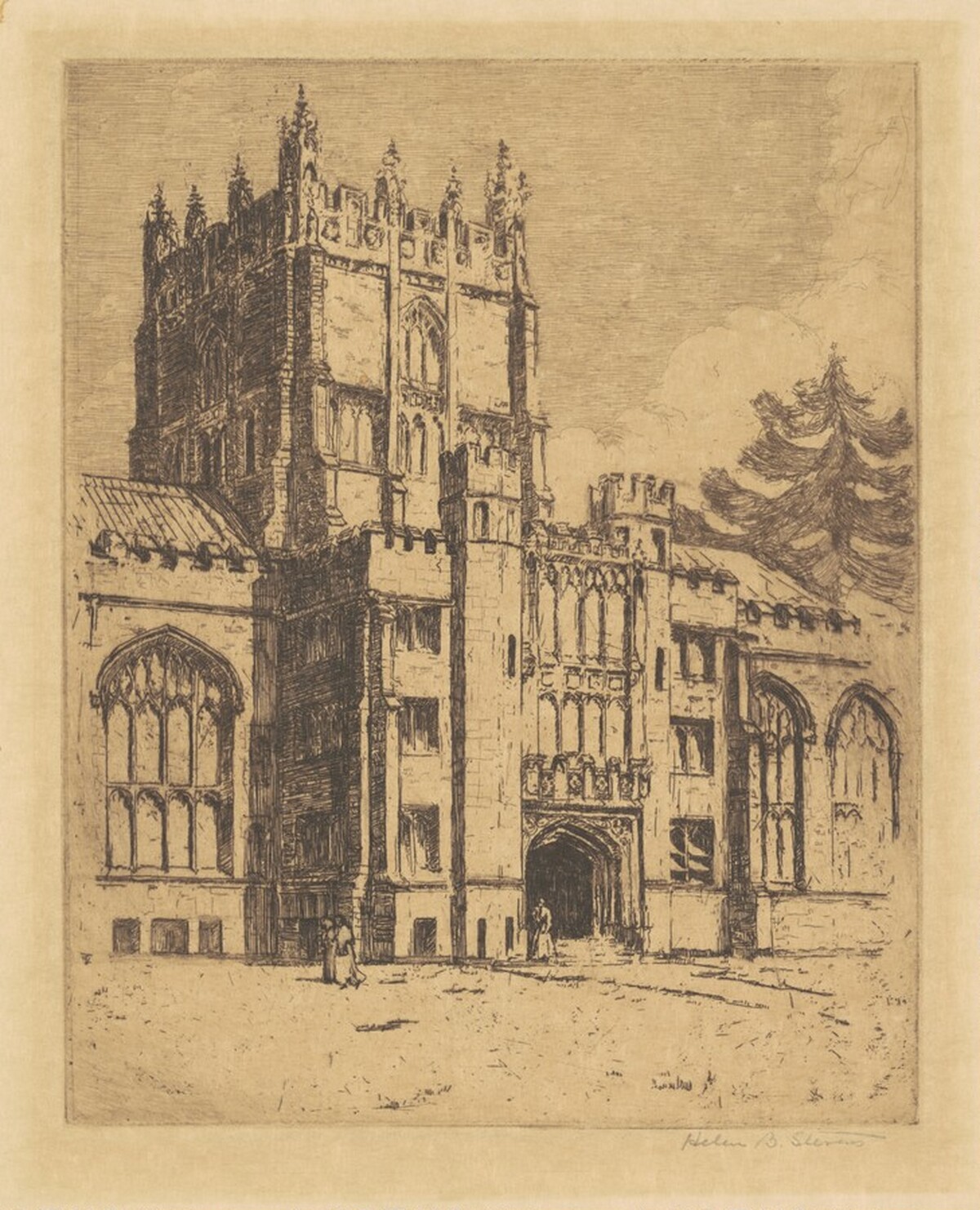 The Library, Vassar College by Helen B. Stevens
