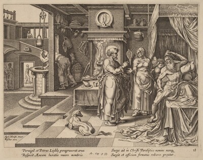 The Healing of Eneas by Saint Peter