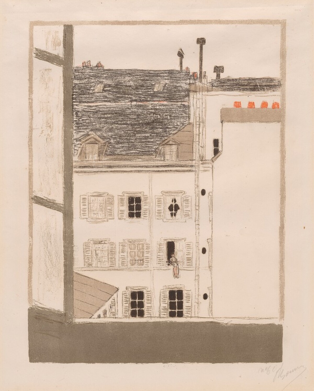 House in the Courtyard (Maison dans la cour) by Pierre Bonnard, Ambroise Vollard (publisher)