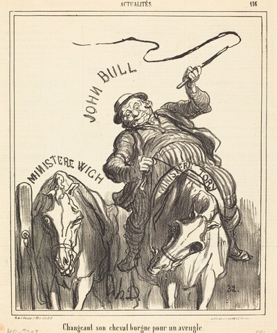 Changeant son cheval borgne pour un aveugle