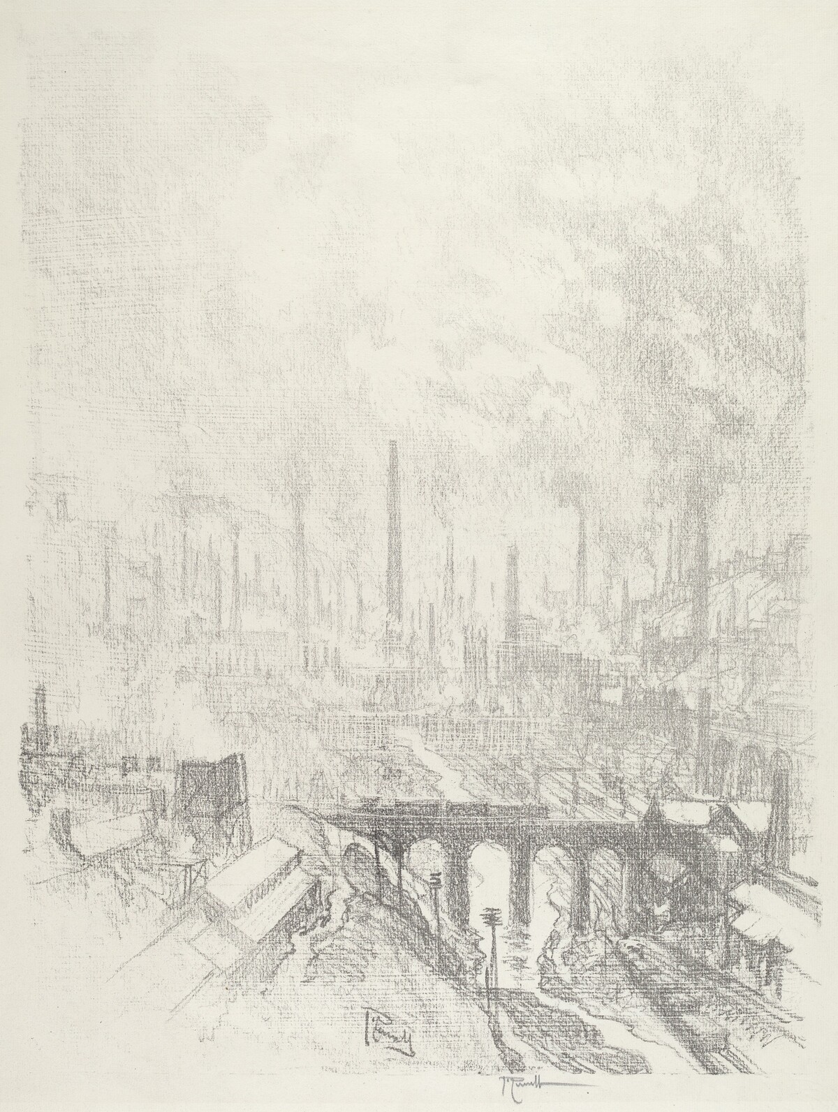 Munitions City, No.I by Joseph Pennell
