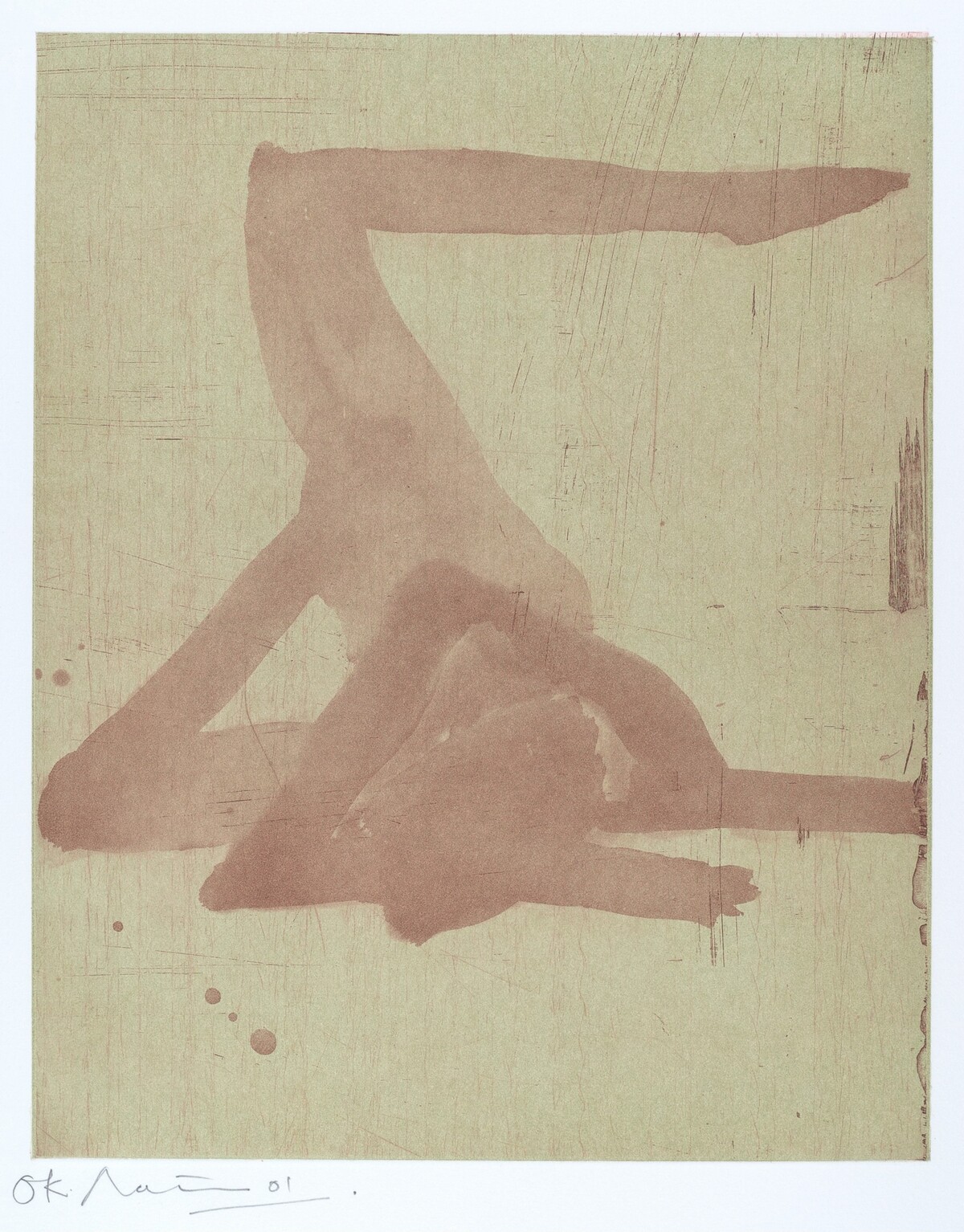 Copper Plate Nudes II (6) by Nathan Oliveira