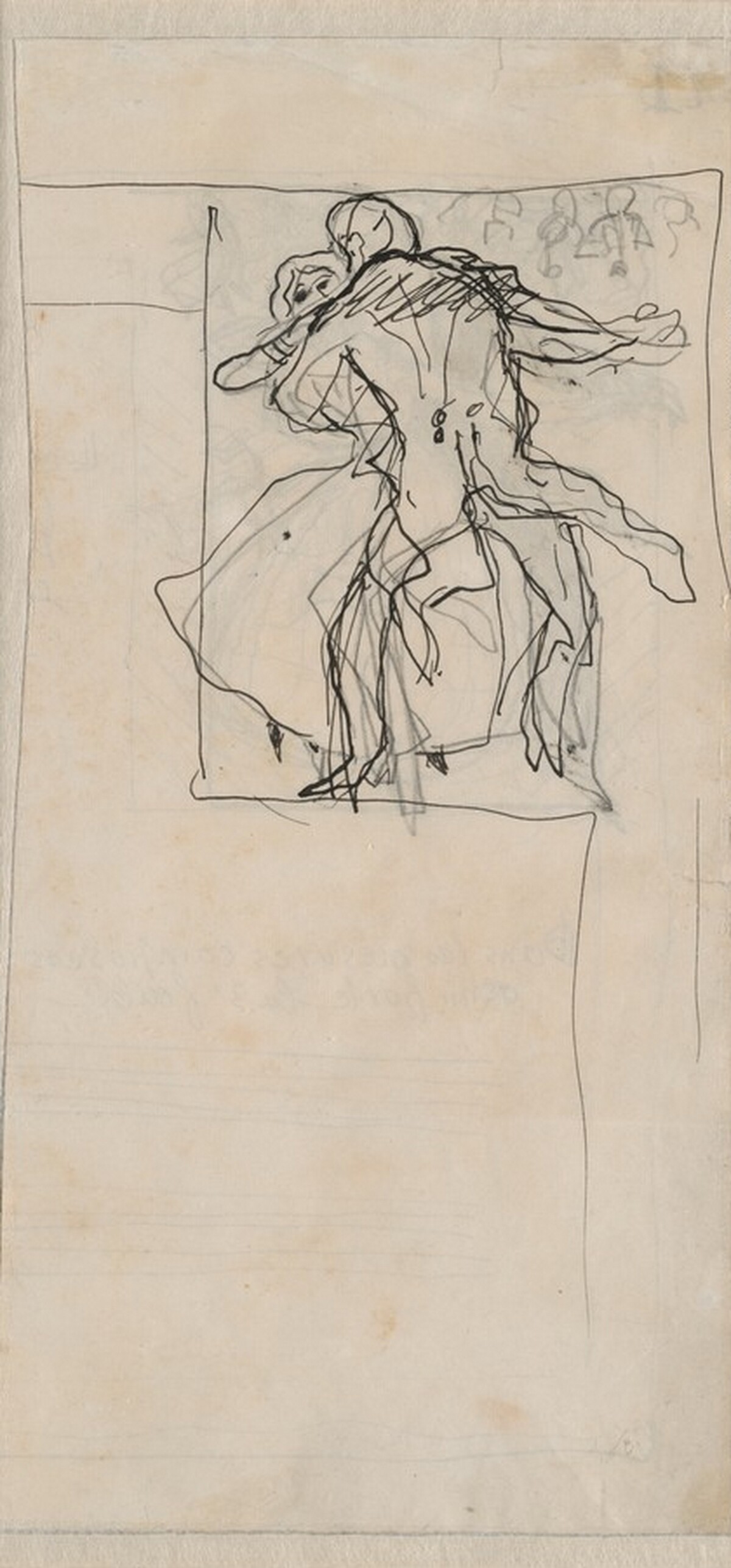 Study for "La Valse" [verso] by Pierre Bonnard