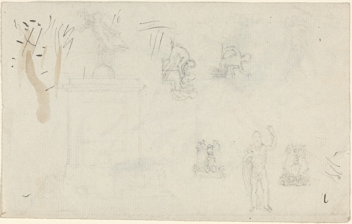 Sheet of Studies by John Flaxman