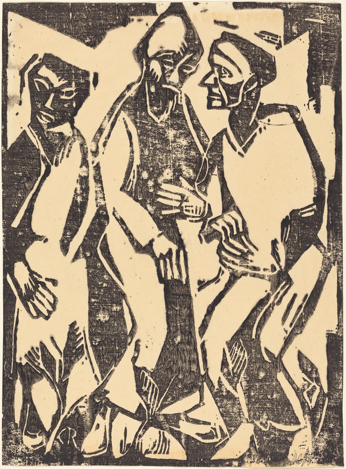Deliberation (Beratung) by Christian Rohlfs