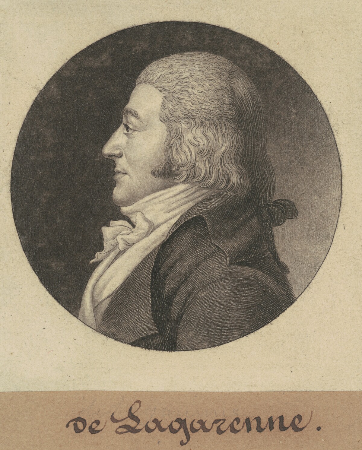 Charles de Lagarenne by Charles B. J. Févret de Saint-Mémin