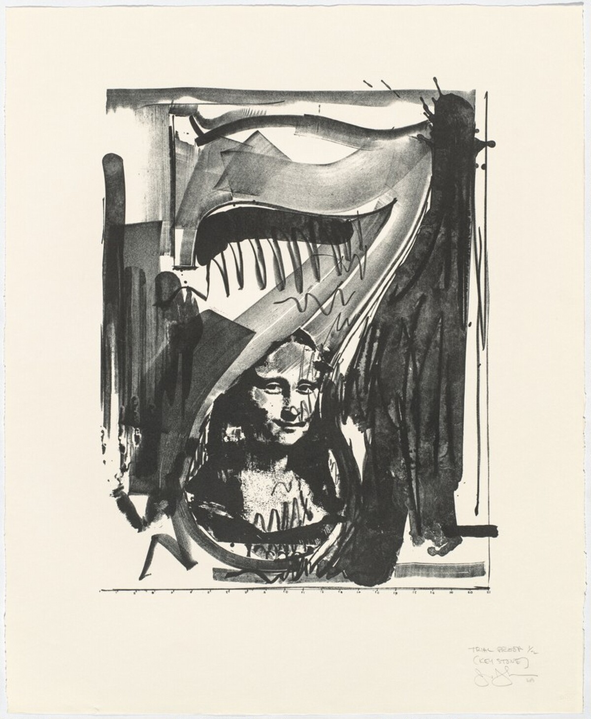 Figure 7 [trial proof] by Jasper Johns