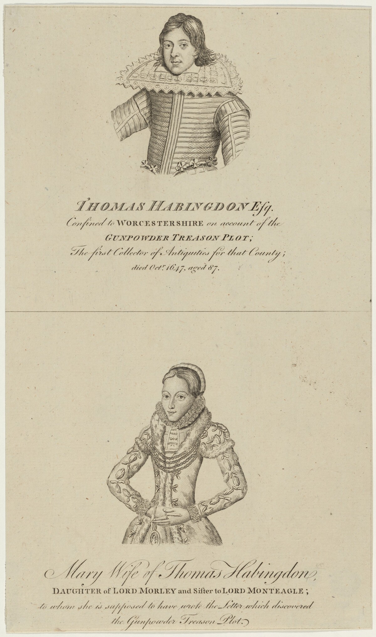 Mary, Wife of Thomas Habingdon by Unknown Artist