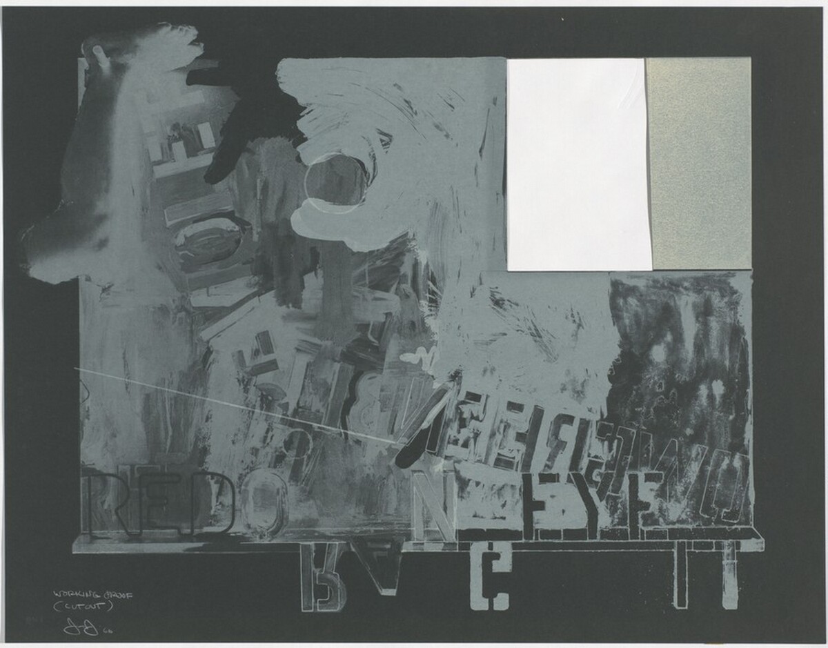 Passage II [working proof] by Jasper Johns