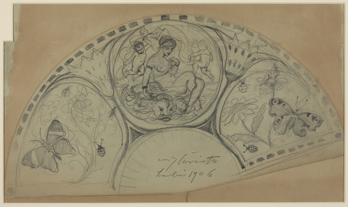 Fan Design [recto] by Lovis Corinth
