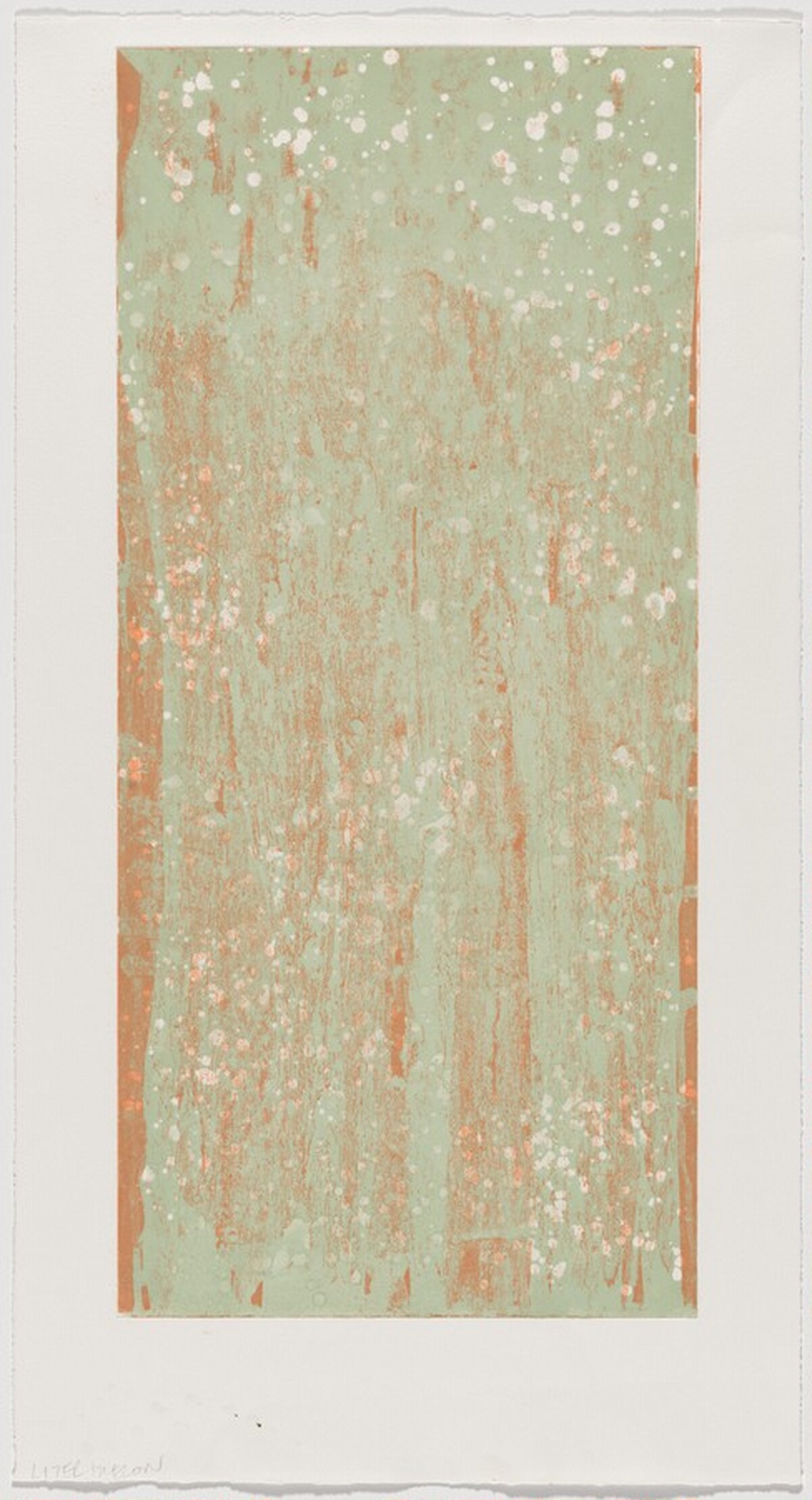 A Walk in the Woods [working proof 3 for Left Panel] by Pat Steir