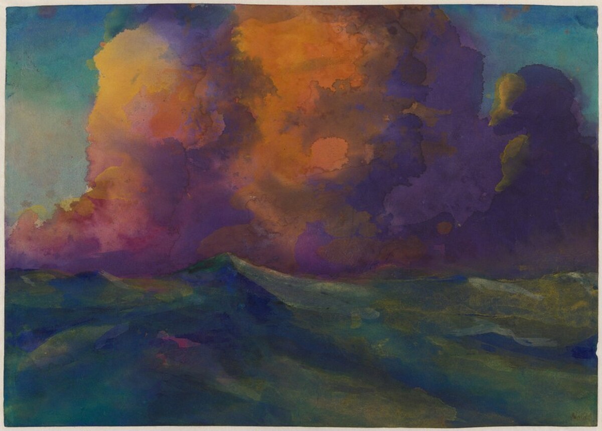 Stormy Sea by Emil Nolde