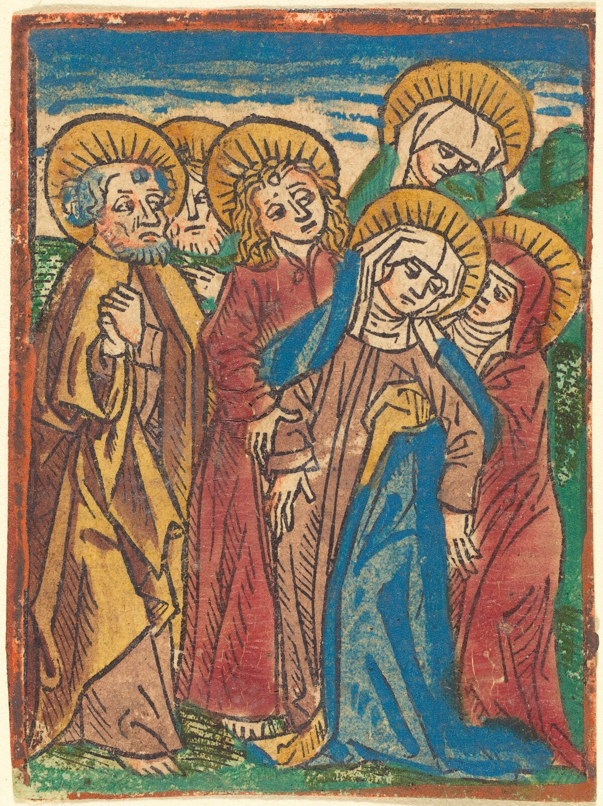 Madonna Overcome by German 15th Century