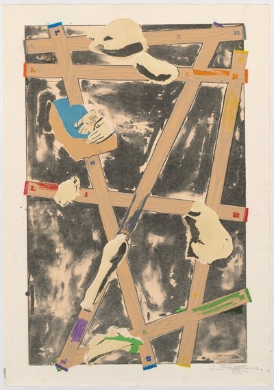 Four Panels from Untitled 1972 [D panel, working proof 11]