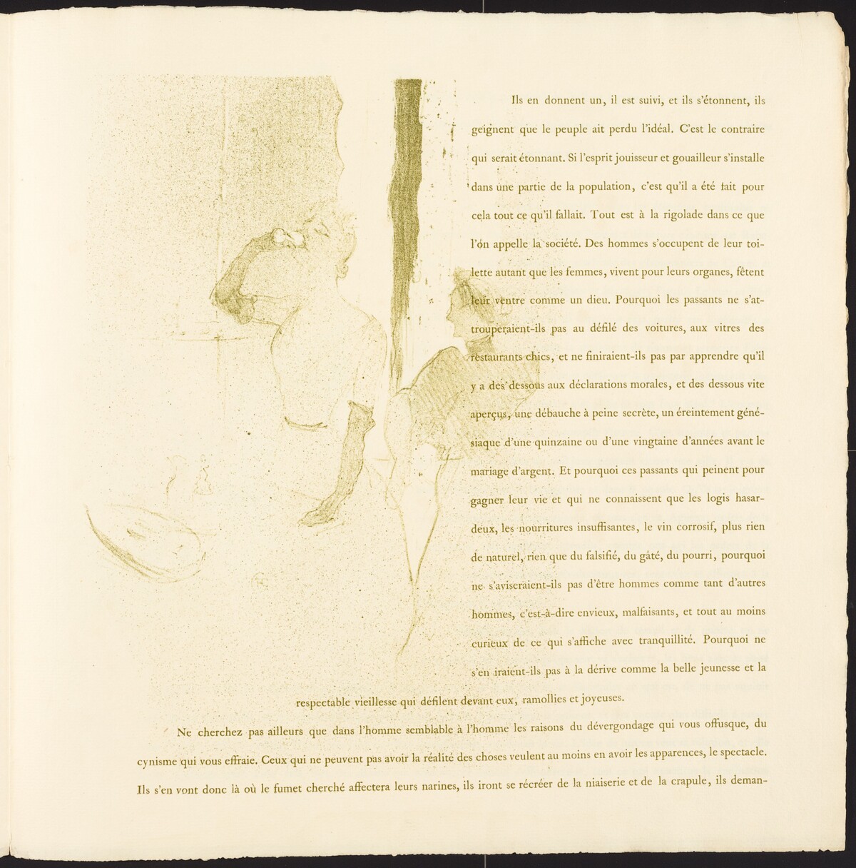 Yvette Guilbert by Henri de Toulouse-Lautrec