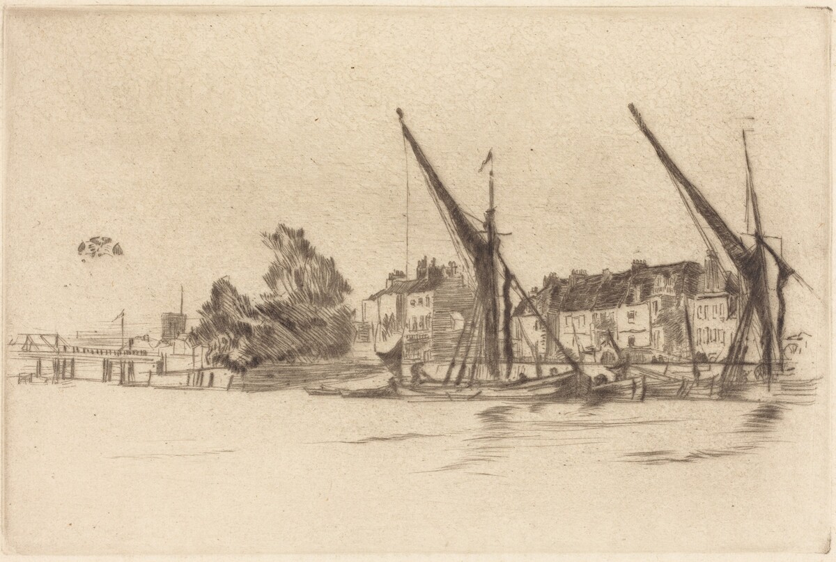 Lindsey Houses by James McNeill Whistler