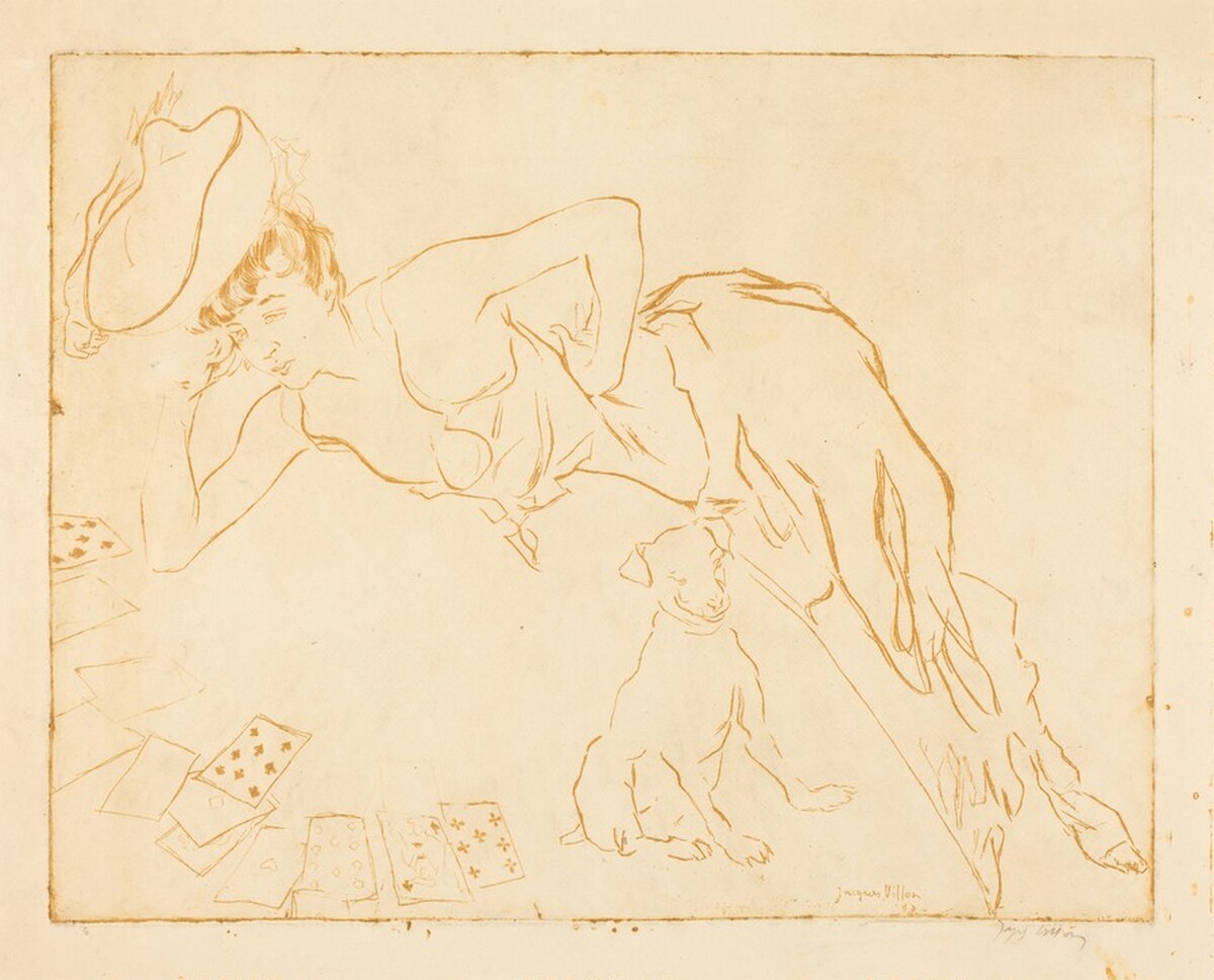 The Cards (Les Cartes) by Jacques Villon