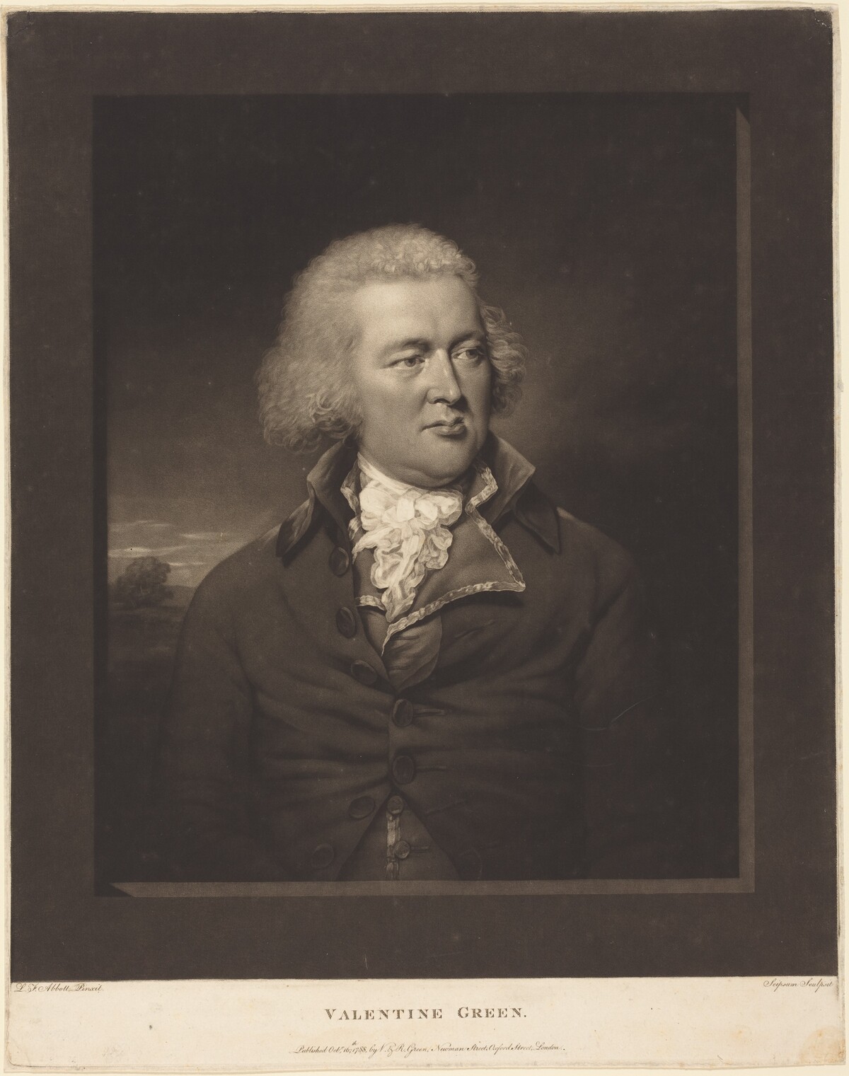 Valentine Green by Valentine Green after Lemuel Francis Abbott