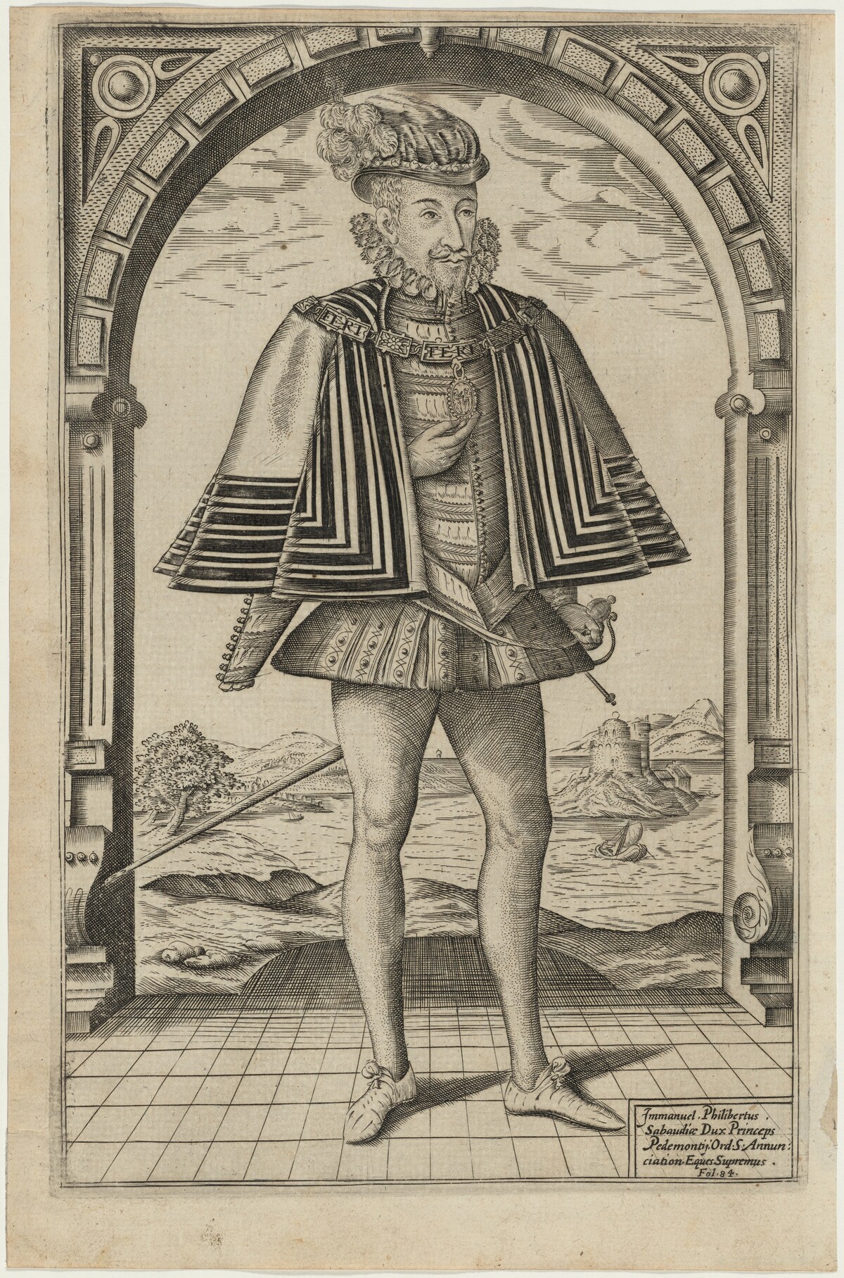 Emmanuel Philibert, Duke of Savoy by William Rogers