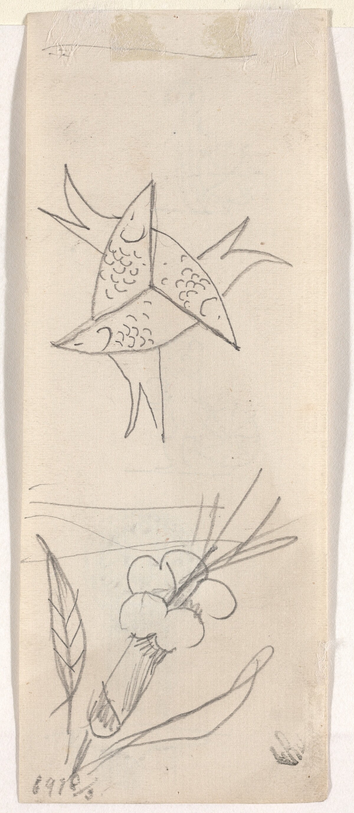 Sheet of Sketches [verso] by Beatrix Godwin Whistler