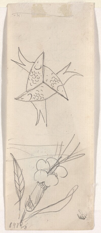 Sheet of Sketches [verso]
