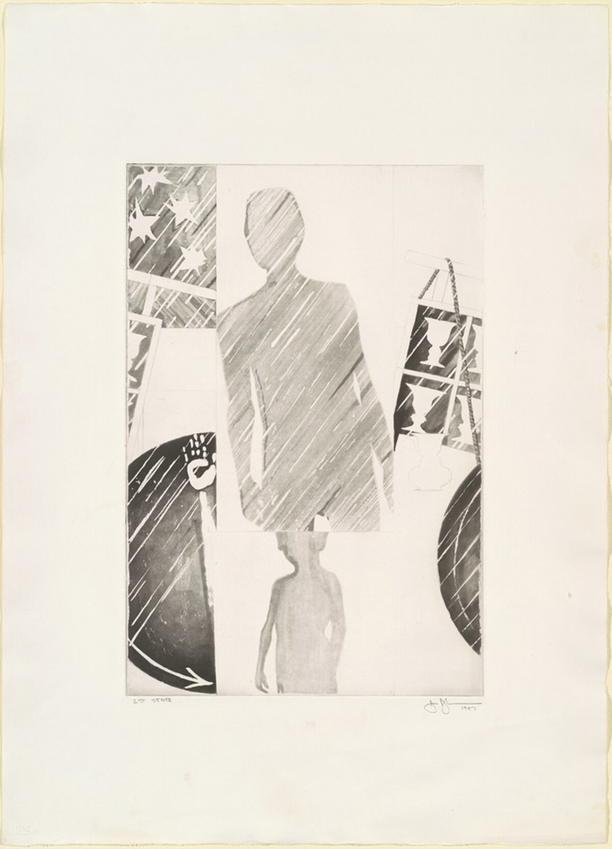 The Seasons (Spring) [state proof of 2nd state] by Jasper Johns