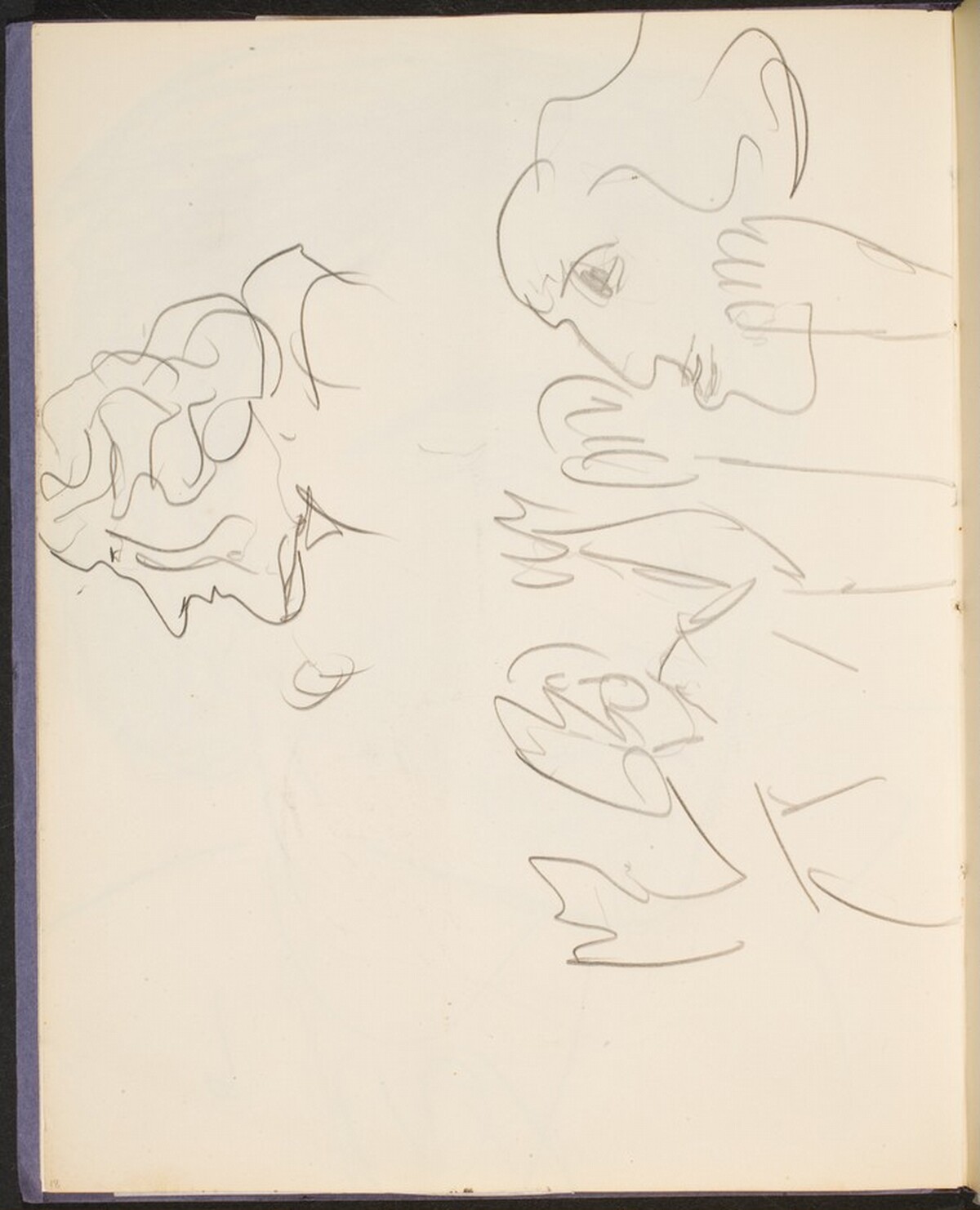drei Figurenstudien (Portrait Studies) [p. 18] by Max Beckmann