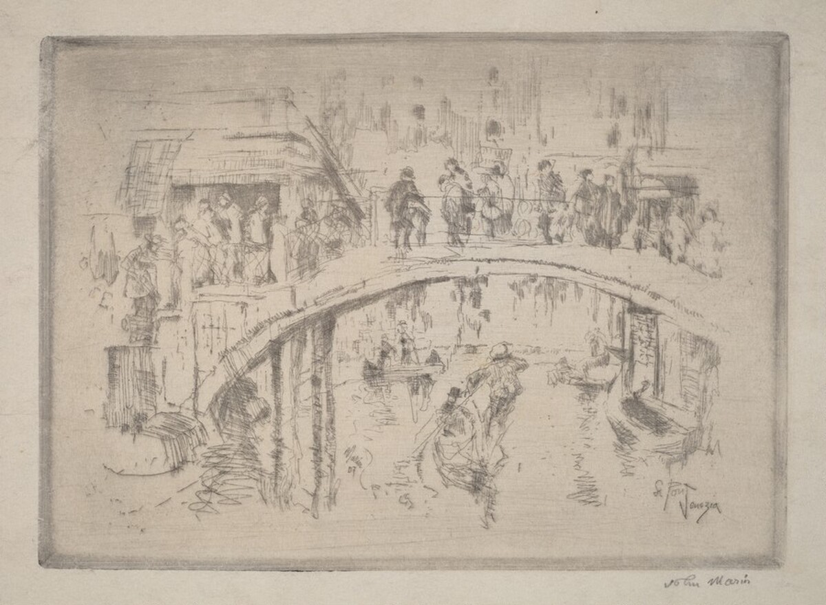 Bridge, Venice by John Marin