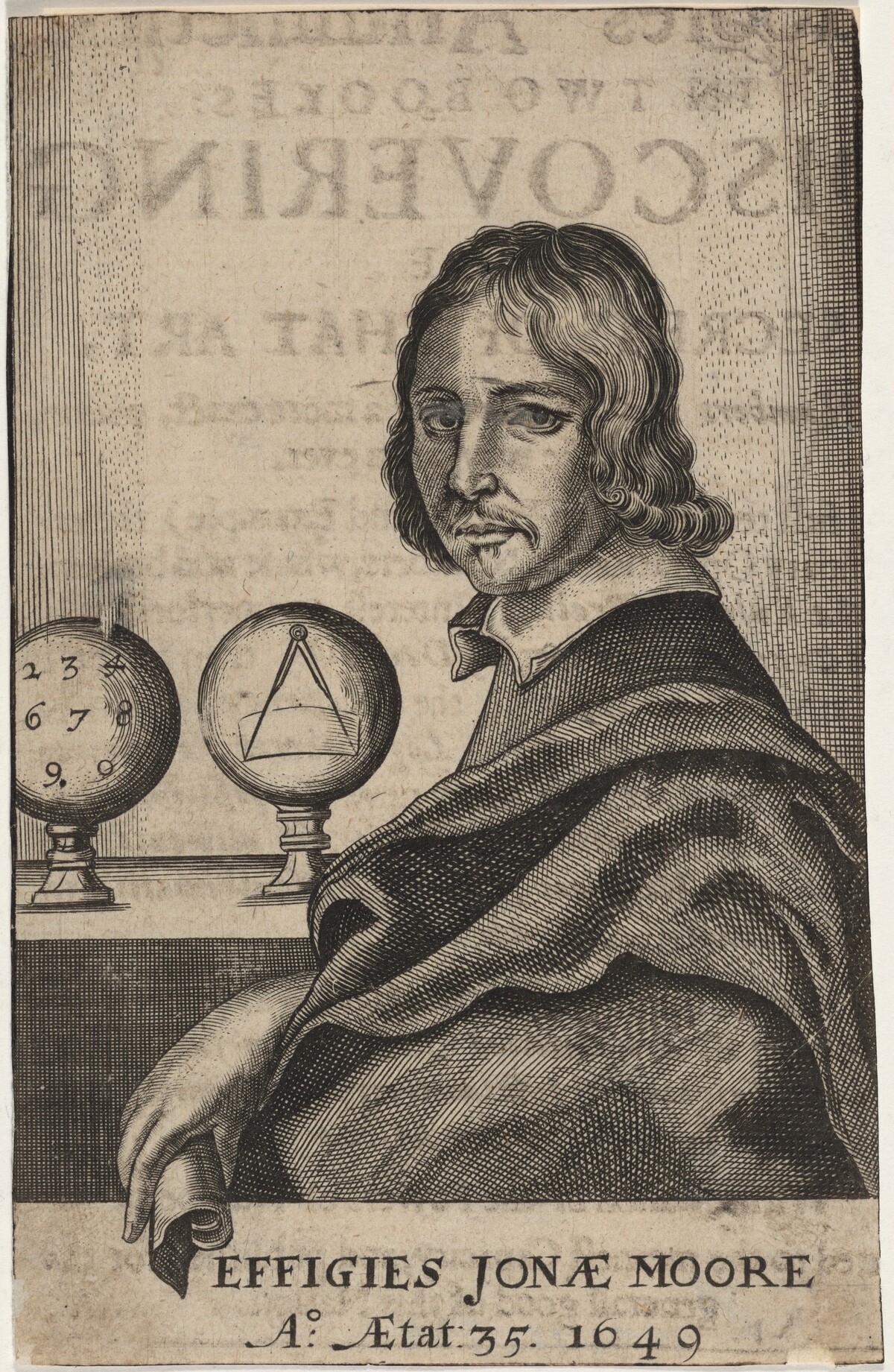 Sir Jonas Moore by Thomas Cross after Henry Stone