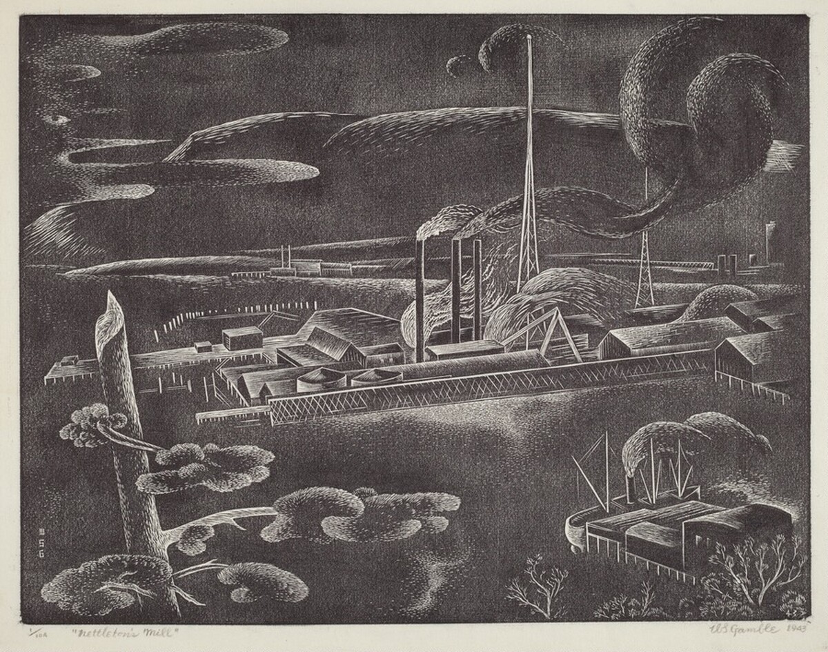 Nettleton's Mill by William Sylvester Gamble