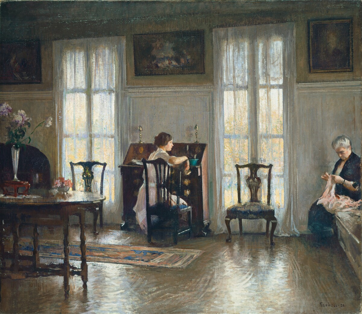 Mother and Mary by Edmund Charles Tarbell