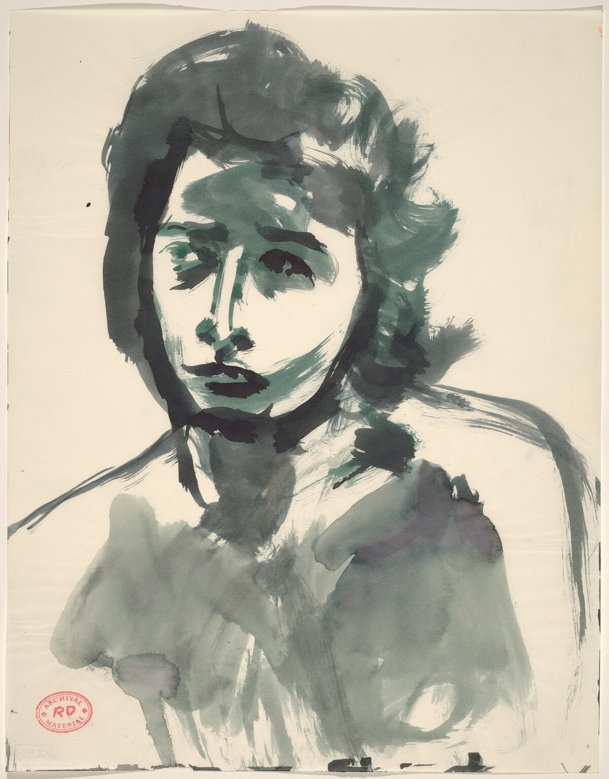 Untitled [portrait] by Richard Diebenkorn