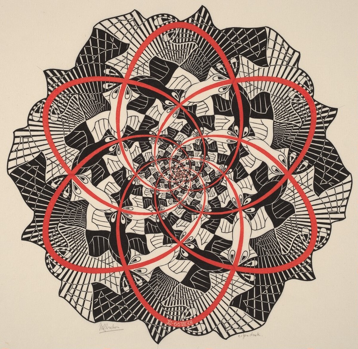 Path of Life III by M.C. Escher